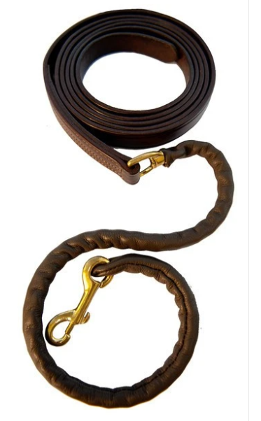 The Walsh Leather Covered Chain Lead