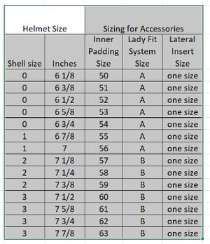 KASK Helmet Sizing Accessories